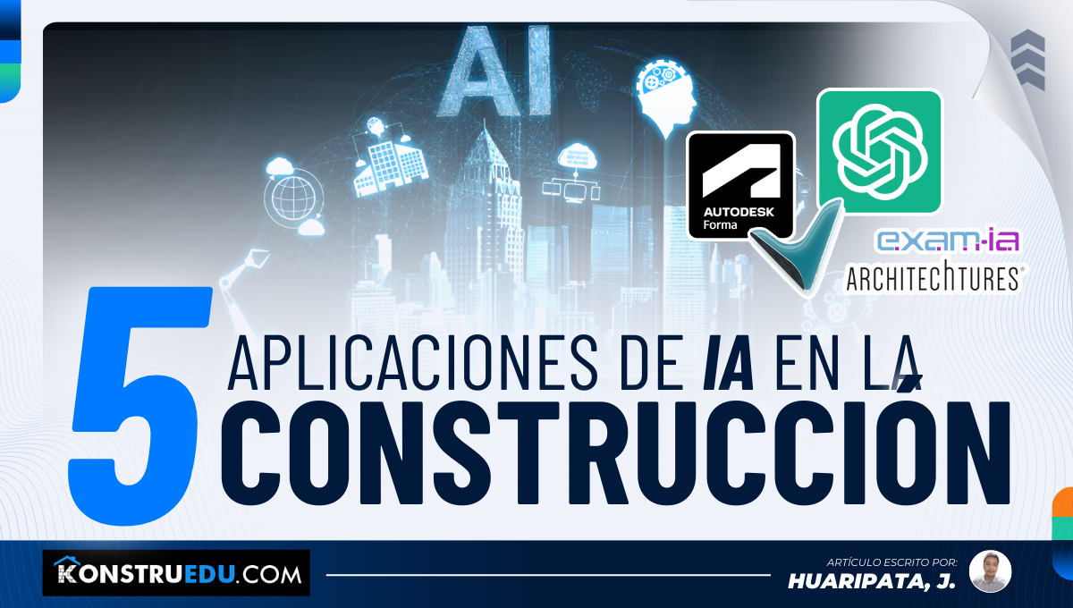 5 aplicaciones de IA en arquitectura y construcción